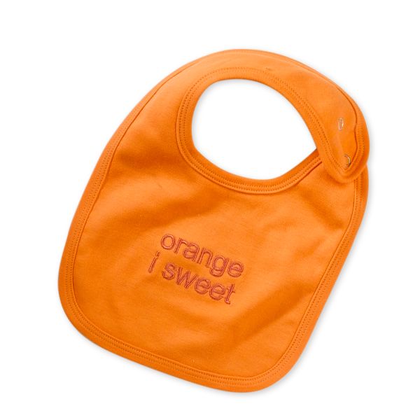 Orange I Sweet Bib
