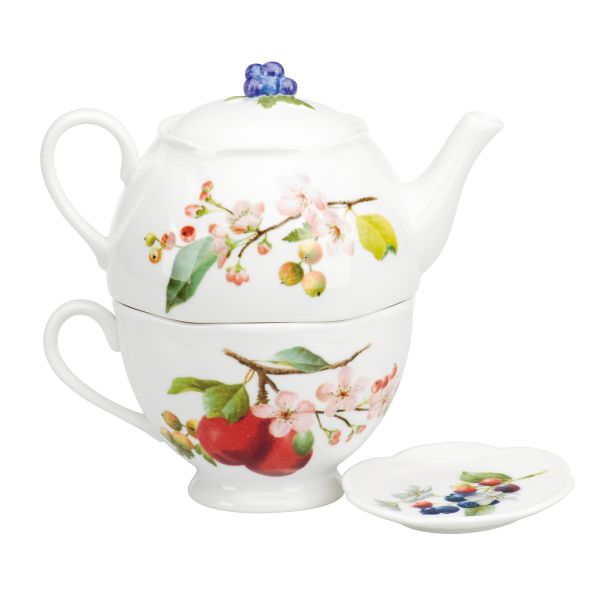 Orchard in Bloom Stackable Tea Set by Lenox
