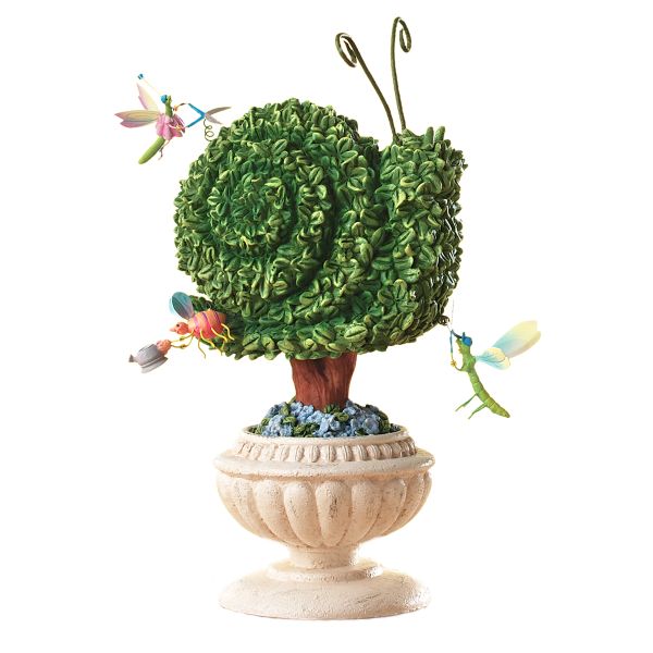 "Coddington Cottage™ Snail Topiary"
