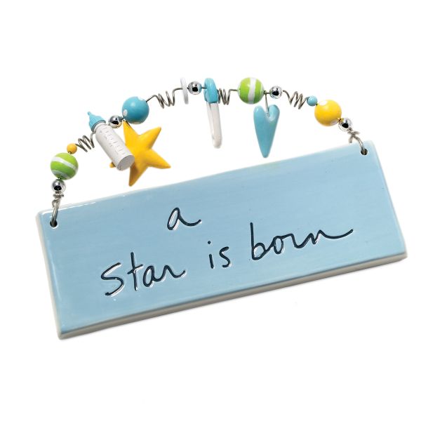"A Star is Born Plaque"""
