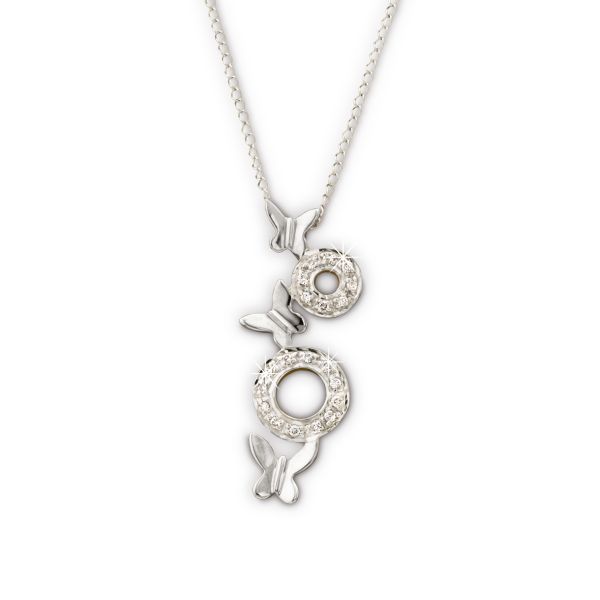Butterfly Circles Pendant by Lenox
