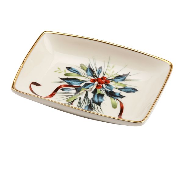 "Lenox Winter Greetings� Soap Dish"
