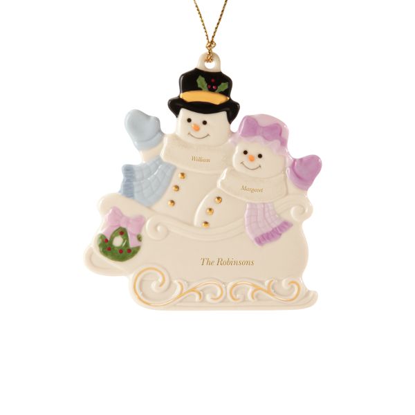 Lenox Warm Wishes To All Ornament - Couple

