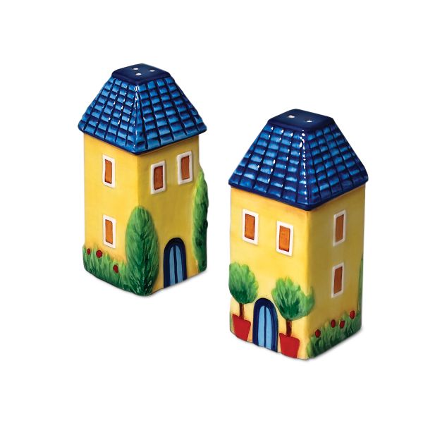 Department 56 Yellow House Salt & Pepper Set
