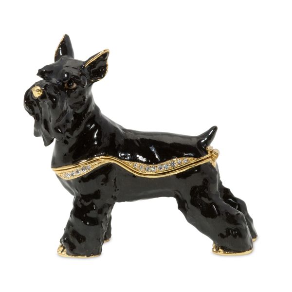 "Department 56 Schnauzer Jeweled Box"""""

