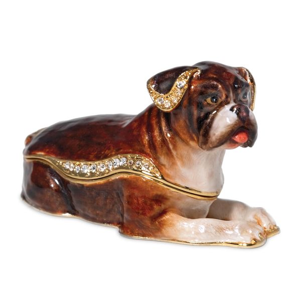 "Department 56 Boxer Jeweled Box"""""
