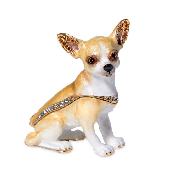 "Department 56 Chihuahua Jeweled Box"""""
