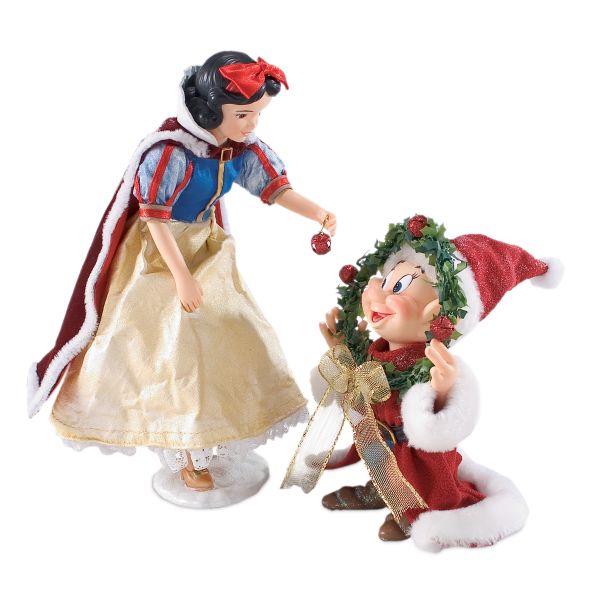 "Possible Dreams� Snow White and Dopey 2-piece Sculpture"
