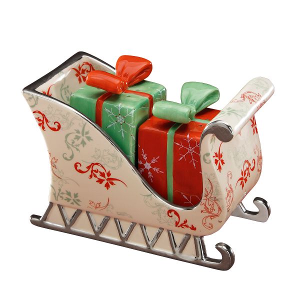 Department 56 Salt & Pepper Gift Boxes in Sleigh
