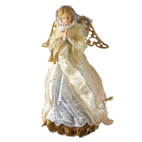 "Possible Dreams� Gold and Silver Angel Treetopper"""""
