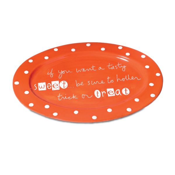 "Halloween Oval Platter"""""
