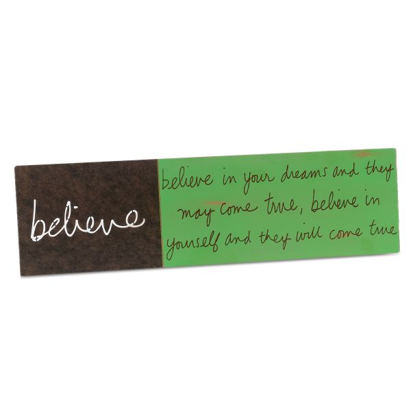 "Believe Wall Plaque"""""
