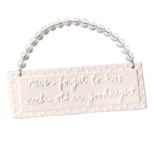 Kiss Good Night Plaque
