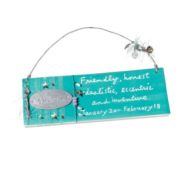 "Aquarius Message Plaque"""""
