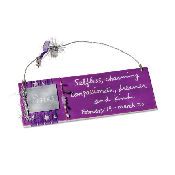 "Pisces Message Plaque"""""
