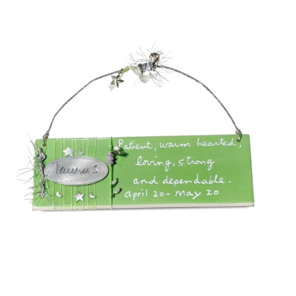 "Taurus Message Plaque"""""
