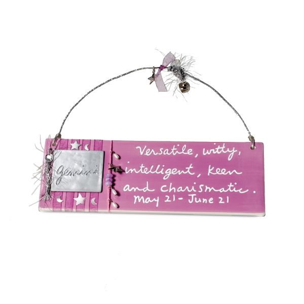 "Gemini Message Plaque"""""
