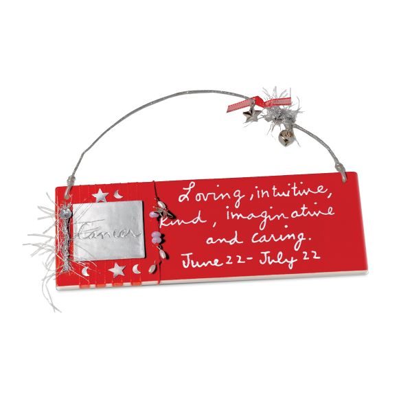 "Cancer Message Plaque"""""
