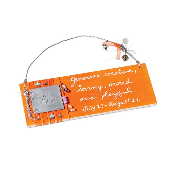 "Leo Message Plaque"""""
