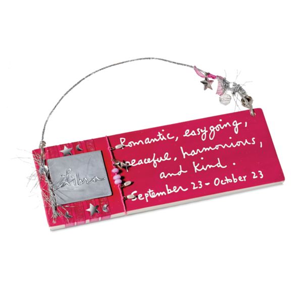 "Libra Message Plaque"""""
