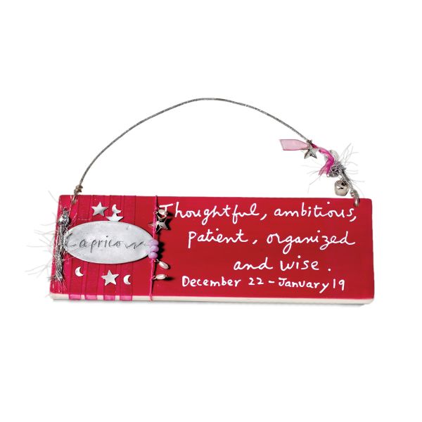 "Capricorn Message Plaque"""""
