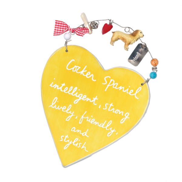 "Cocker Spaniel Plaque"""""
