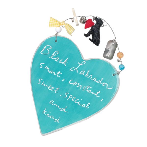 "Black Lab Plaque"""""
