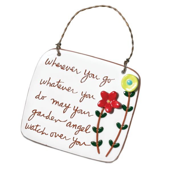 "Garden Angel Plaque"""""
