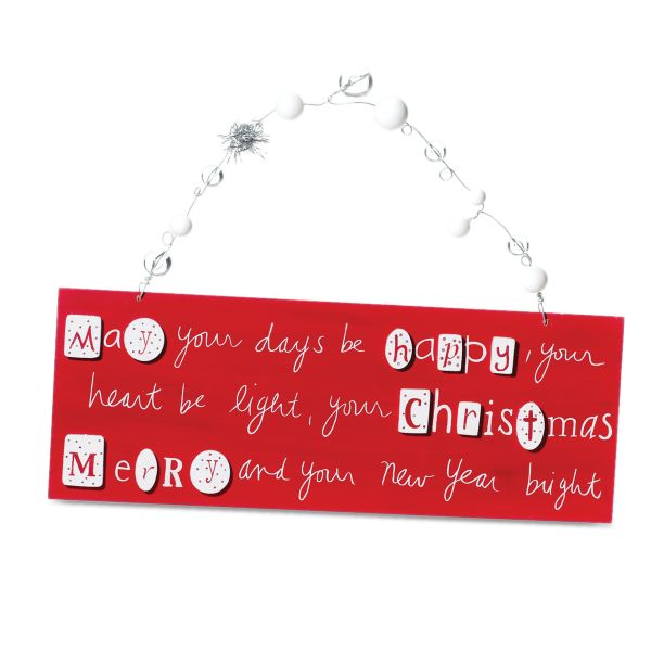 Sandra Magsamen Snow Ho Ho Wall Plaque

