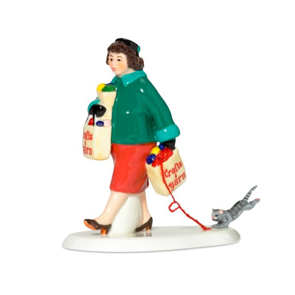 "Department 56 Original Snow Village� Kitten Wants New Mittens"""""
