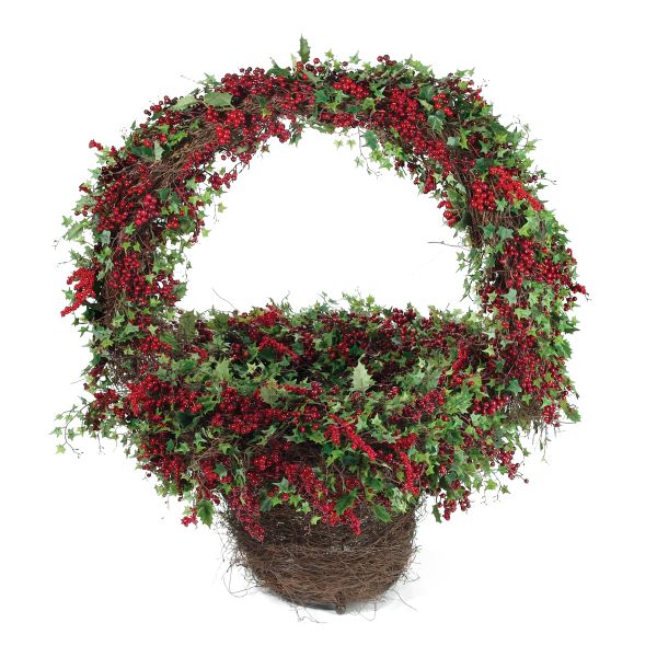 Floral Berry Basket

