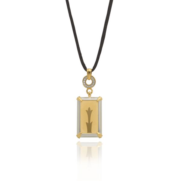 "Lenox Tuxedo™ Ingot Pendant"
