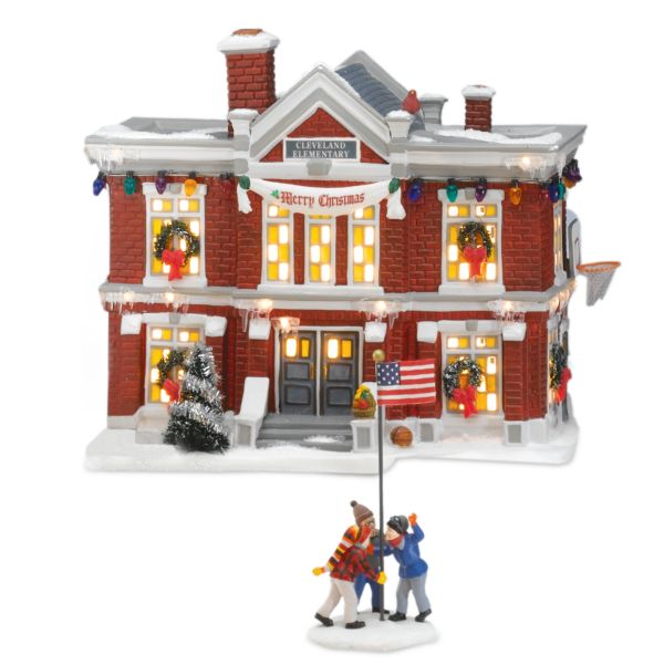 Department 56 A Christmas Story - Cleveland Elementary School & Triple Dog Dare

