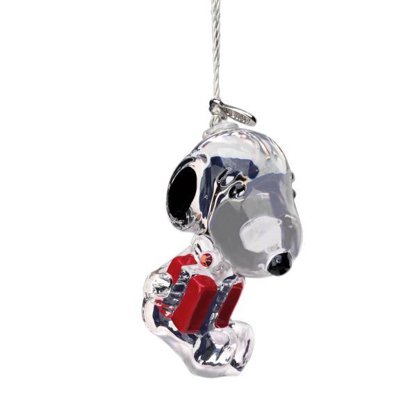 "Lenox SNOOPY�'s Christmas Gift Crystal Ornament"
