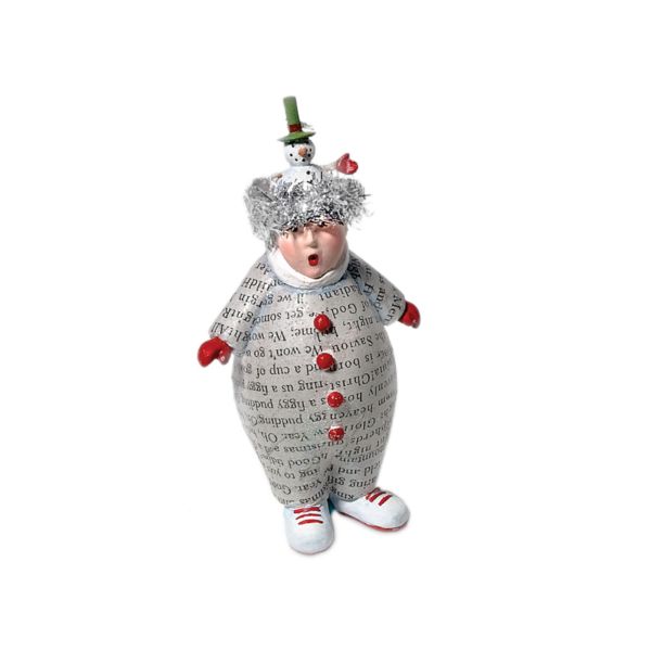 "Short Caroler Ornament"" - Star Hat"""
