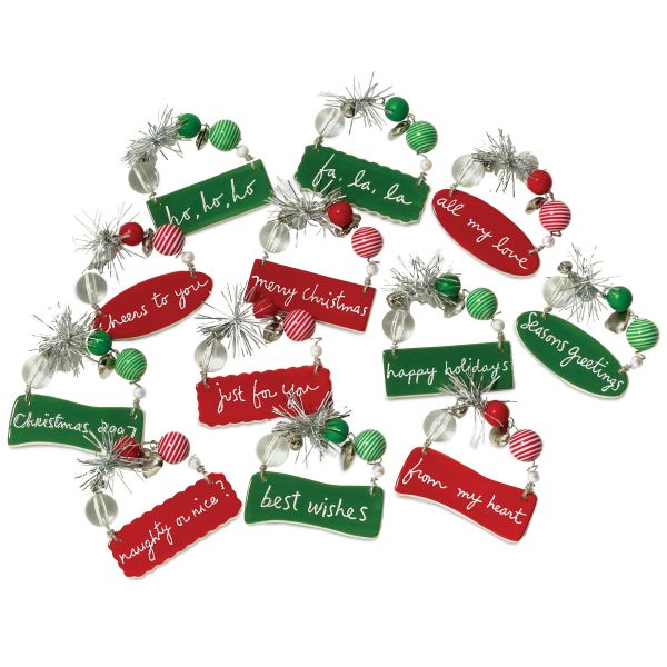Department 56 Snow Ho Ho Mini Tags, Set of 12
