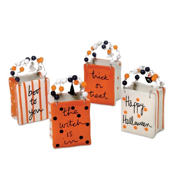 Department 56 Ceramic Candy Bags, Set of 4
