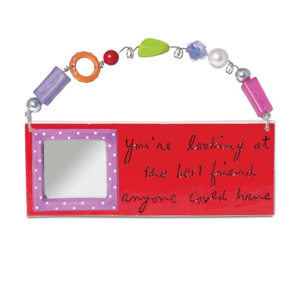 Department 56 Best Friend Mirror Plaque
