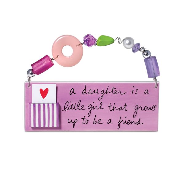 Department 56 Daughter Note Plaque
