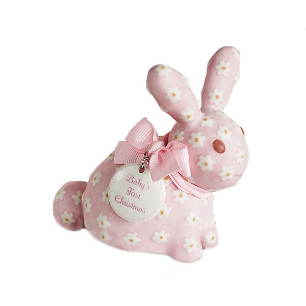 Department 56 Pink Bunny Ornament
