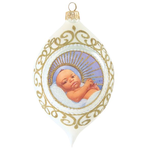Circle 2008 Baby Jesus Ornament from Lenox by Thomas Blackshear
