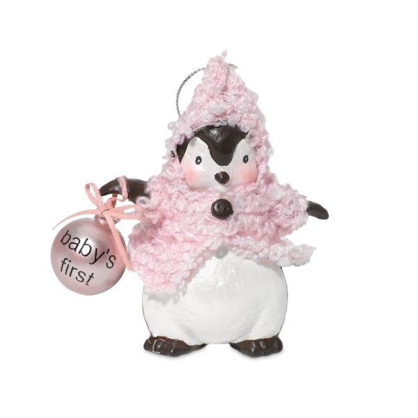 Department 56 Girl Baby's 1st Penguin Ornament
