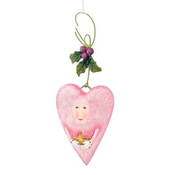 Department 56 Krinkles Heart Ornament by Patience Brewster

