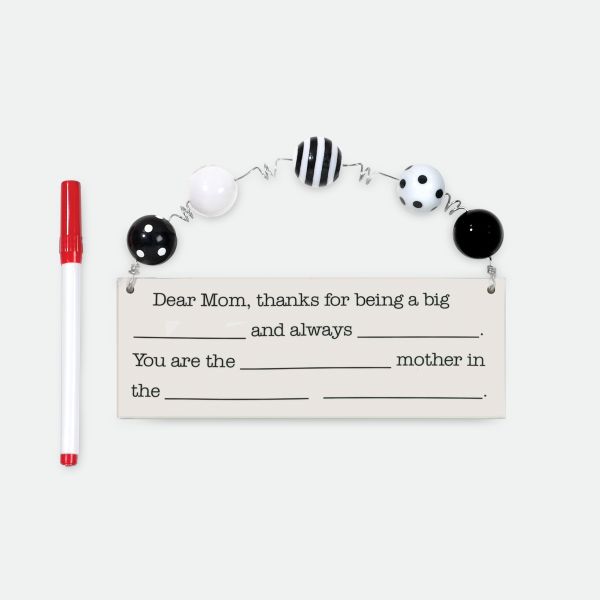 Dear Mom Add Lib Plaque
