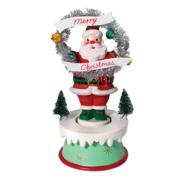Department 56 Musical Spinning Santa Figurine
