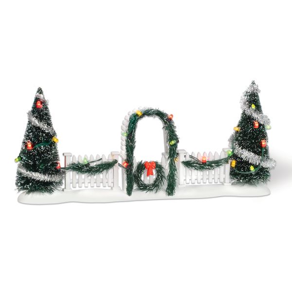 ""Christmas Lane Lit Gate""
