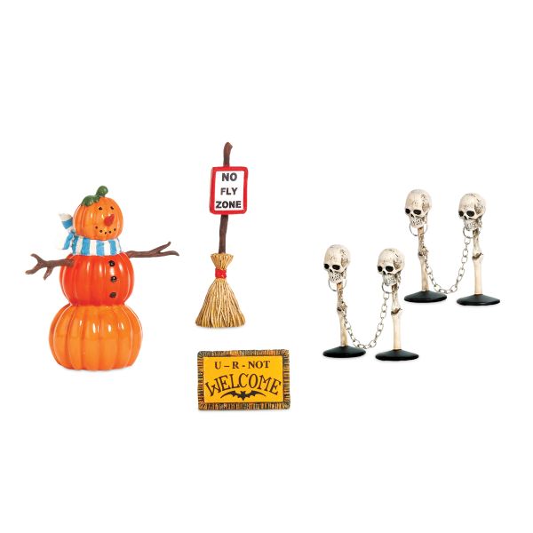 Department 56 Halloween Decorating Set
