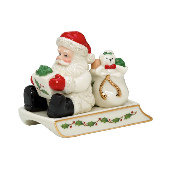 Santa & Sleigh Salt & Pepper Set by Lenox
