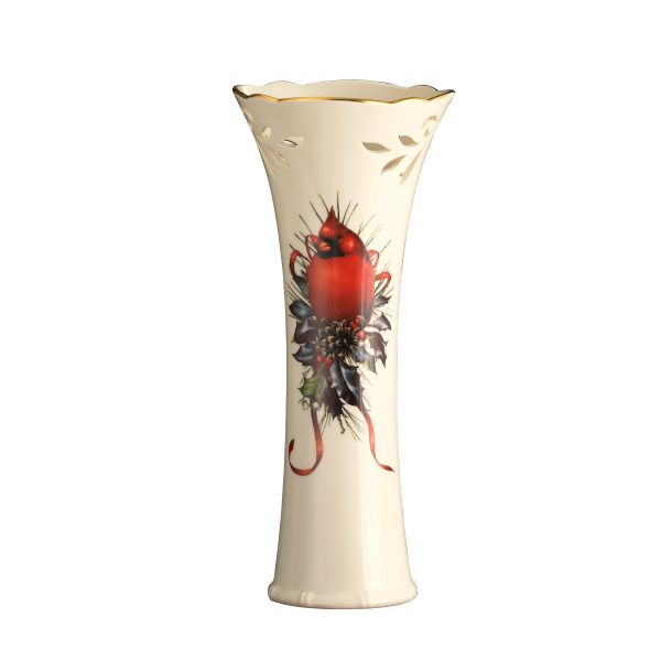 "Lenox Winter Greetings™ Pierced Bud Vase"
