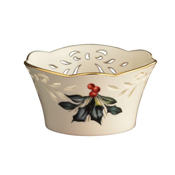 "Lenox Winter Greetings™ Pierced Small Bowl"
